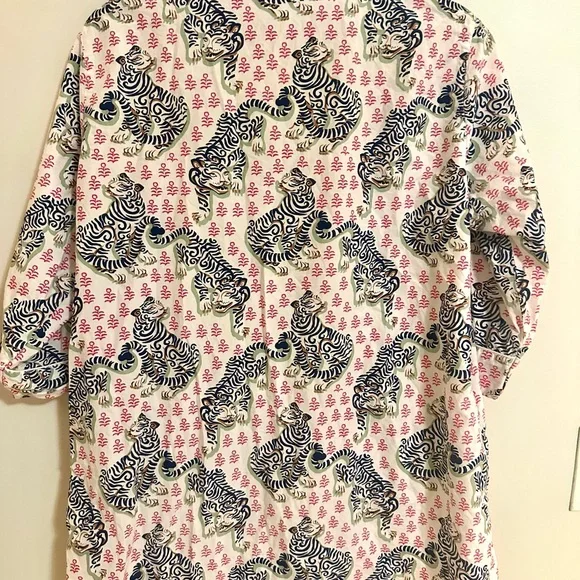 Printfresh Multicolor tiger Patterned Night Shirt (night gown) - Picture 8 of 13